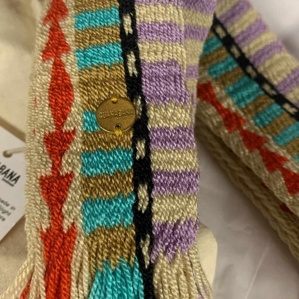 - GUANABANA BELT WITH FRING NEW WITH TAGS ONE SIZE 60 inch